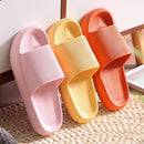 Lucyever Men Women Thick Platform Home Slippers Fashion Non-slip EVA Bathroom Slides Woman Sandals 2022 Summer Soft Flip Flops - korebom