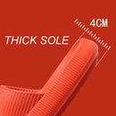 Lucyever Men Women Thick Platform Home Slippers Fashion Non-slip EVA Bathroom Slides Woman Sandals 2022 Summer Soft Flip Flops - korebom