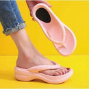 Chinelo Feminino Fashion®  Salto 6cm Super Leve Macio - korebom